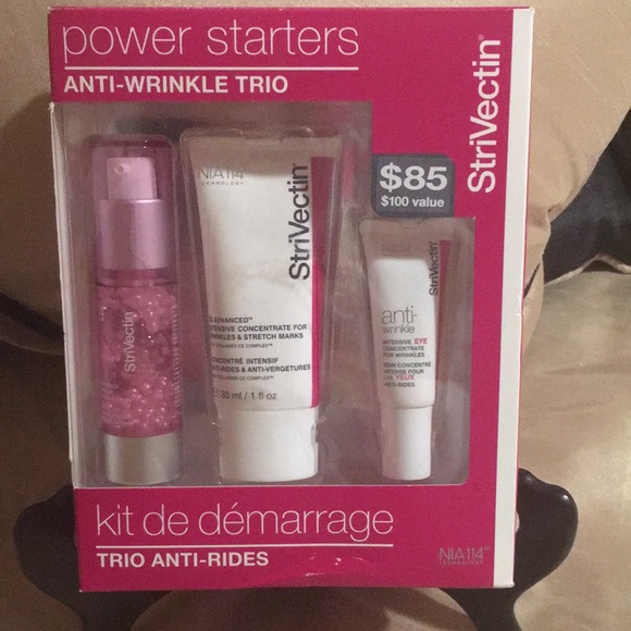 NIB StriVectin Power Starters Anti-Wrinkle Trio - Picture 1 of 4